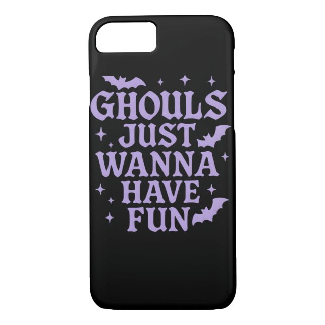 Coques Case-Mate iPhone Ghouls veut juste s'amuser - Classique Halloween T (Dos)