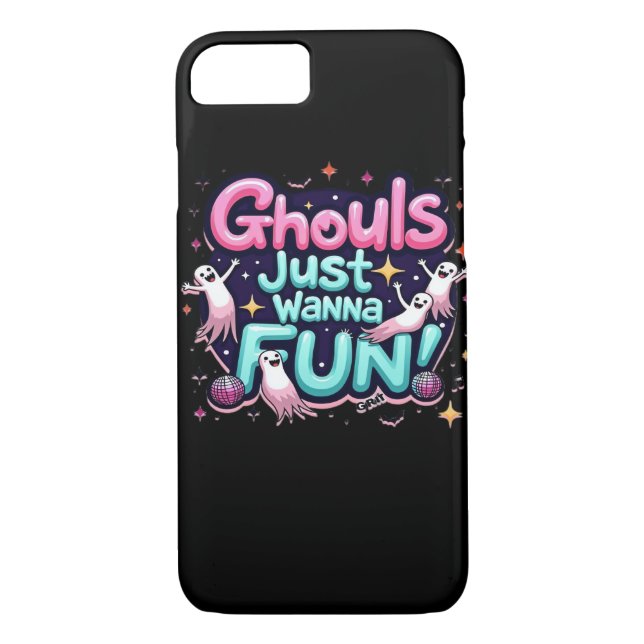 Coques Case-Mate iPhone Ghouls veut juste s'amuser Halloween Disco Party I (Dos)