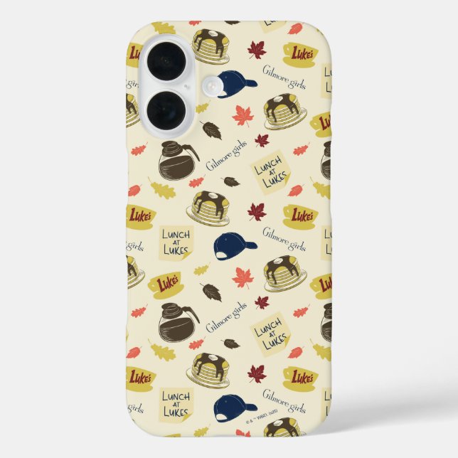 Coques Case-Mate iPhone Gilmore Girls Lunch at Luke’s Pattern (Verso)
