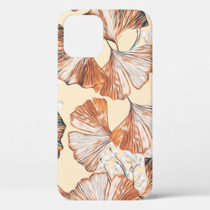 Case-Mate iPhone Case Gingko avec des fruits sans couture motif. Aquarel