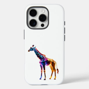 Coques iPhone 16 Pro Girafe Verre Coloré