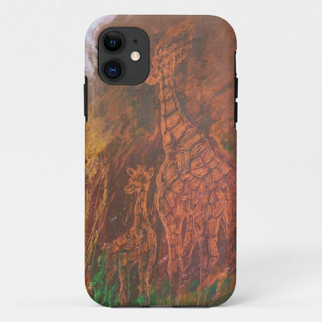 Coques Case-Mate iPhone Girafes (Dos)