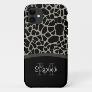 Coque Case-Mate Pour iPhone Giraffe de luxe Imprimer Élégant monogramme et n