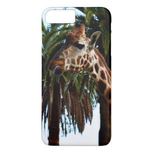 Coque iPhone 8 Plus/7 Plus Giraffe Drôle Qui Donne Une Framboise,