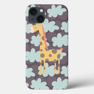 Coques Pour iPhone Giraffe et nuages
