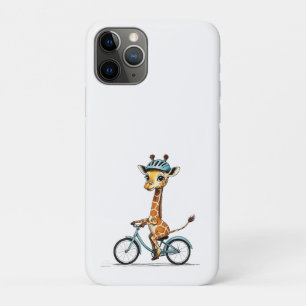 Case-Mate iPhone Case Giraffe Riding a Bicycle - Crayon à main