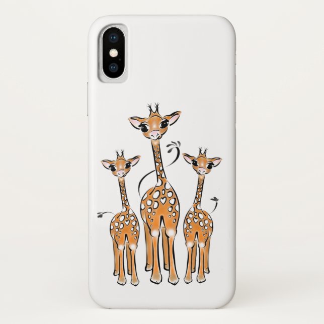Coques Case-Mate iPhone Giraffes (Dos)