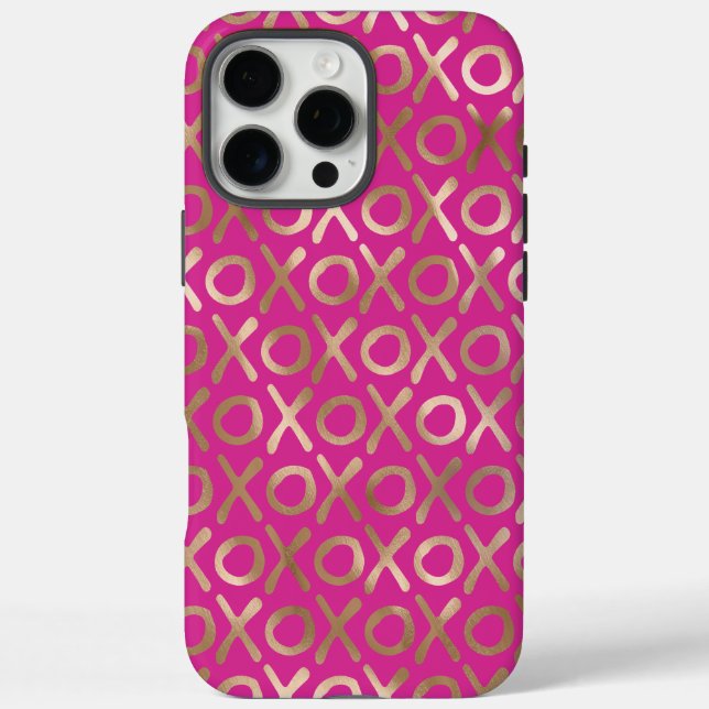 Coques Case-Mate iPhone Girl Rose Gold XOXO (Verso)