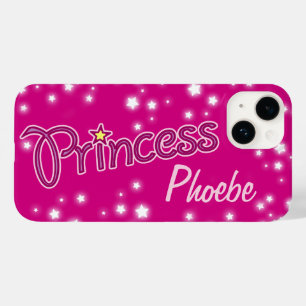 Coques Pour iPhone Girls named princess star graphic pink