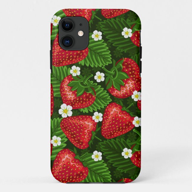 Coques Case-Mate iPhone gisement de fraise (Dos)
