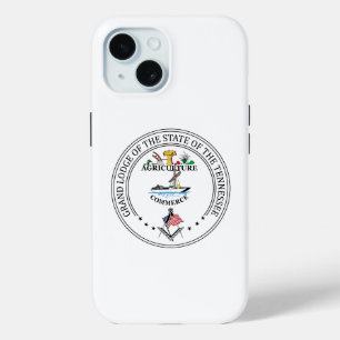 Coque Pour iPhone 15 Gîte de franc-maçonnerie de l'état du Tennessee
