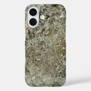 Coque Pour iPhone 16 Glace glaciaire Texture nature Abstraite