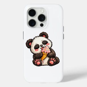 Coque iPhone 15 Pro Glace Panda Mignon