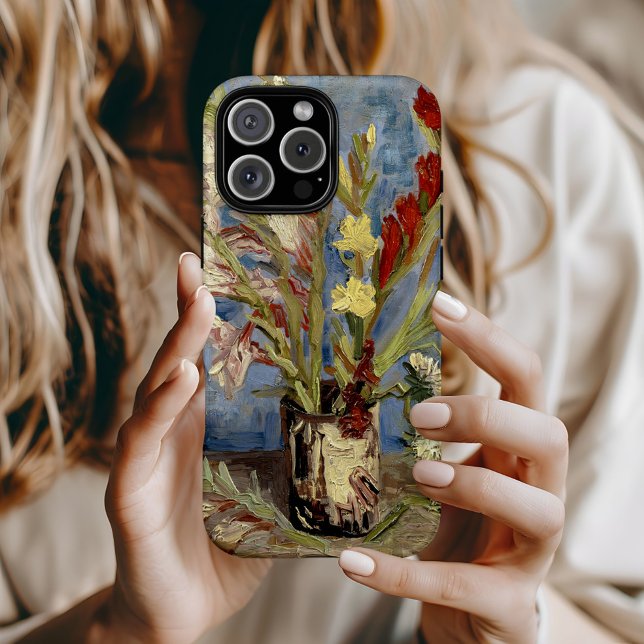 Coques Case-Mate iPhone Gladioli et China Asters | Vincent van Gogh (Créateur téléchargé)