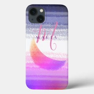 Case-Mate iPhone Case Glamour Monogramme Abstrait de Lune Ombré de Style