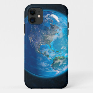 Coque Case-Mate Pour iPhone Globe DayNight Amérique