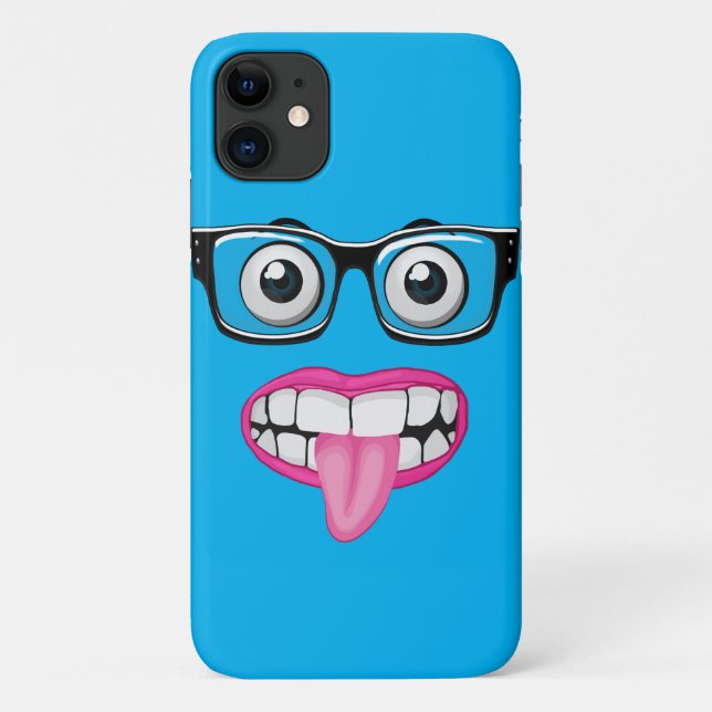 Coques Case-Mate iPhone globes oculaires avec lunettes et bouche (Dos)