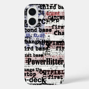 Coque Pour iPhone 16 Gloire du baseball   Mots du drapeau américain gru