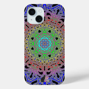 Coque Pour iPhone 15 Glyphe Spectra Imaginaire
