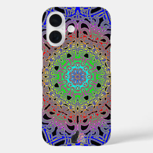 Coque Pour iPhone 16 Glyphe Spectra Imaginaire