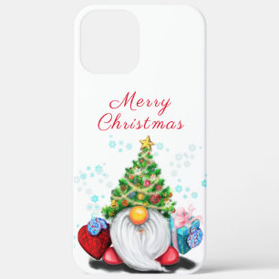 Case-Mate iPhone Case Gnome avec sapin de Noël Casquette et cadeau pour 