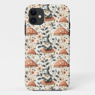 Case-Mate iPhone Case Gnome Whimsical & Champignons Enchantant Woodland
