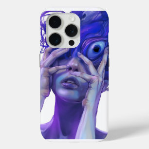 Coque iPhone 15 Pro Gojo Satoru Six Eyes Brillant - JJK L'Honoré
