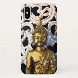 Case-Mate iPhone Case Gold Earth Buddha OM Aum Mantra Ajna Méditation
