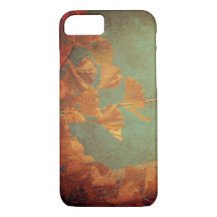 Case-Mate iPhone Case Gold gingko arbre vert antique look