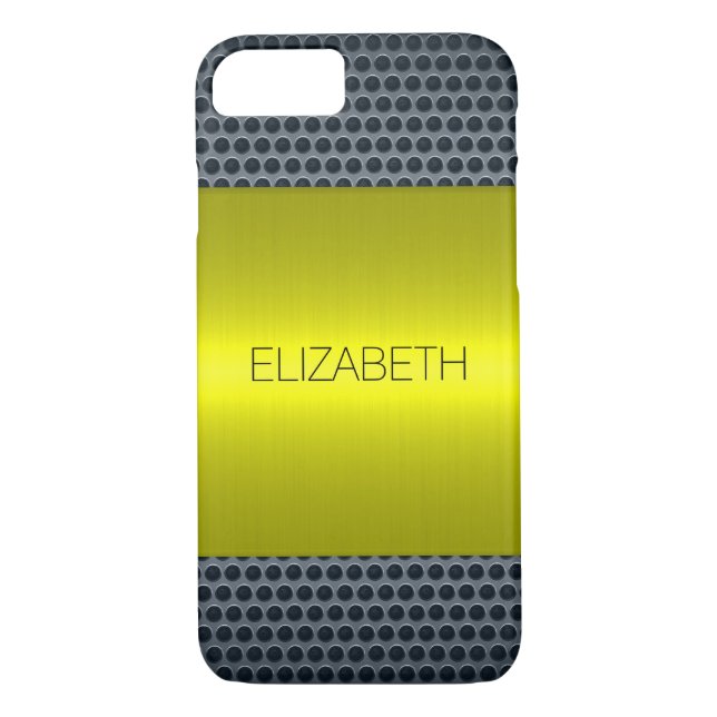 Coques Case-Mate iPhone Gold Luxe Acier Inoxydable Revêtement métallique (Dos)