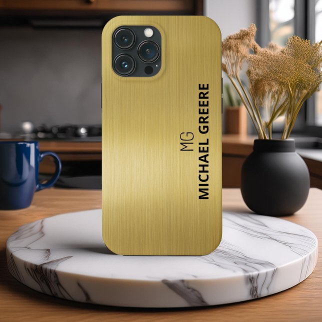 Coques Case-Mate iPhone Gold Metallic Professional (Créateur téléchargé)