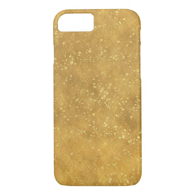 Coques Case-Mate iPhone Gold Sparkle Confetti (Dos)