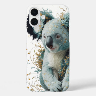Coques iPhone 16 Plus Golden Bloom Koala