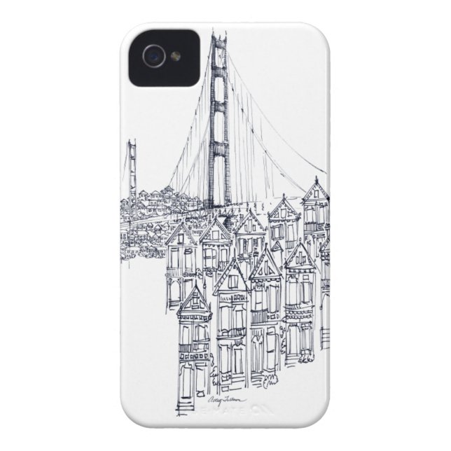Coques Case-Mate iPhone Golden Gate (Dos)