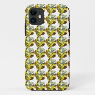 Case-Mate iPhone Case Golden Glow - Design de fleurs de pierre jaune