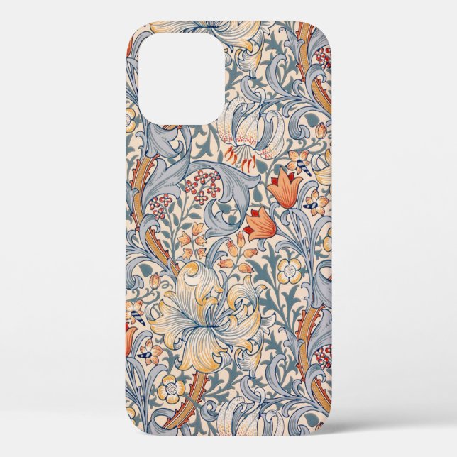 Coques Case-Mate iPhone Golden Lily, William Morris (Verso)