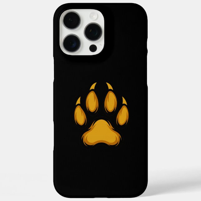 Coques Case-Mate iPhone Golden Raccoon Paw iPhone 16 Pro Max Case  (Verso)