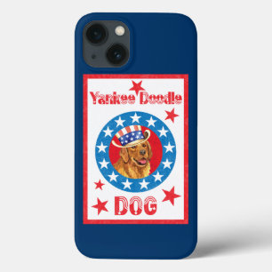 Case-Mate iPhone Case Golden Retriever patriotique