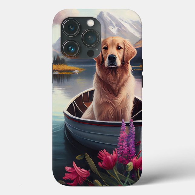 Coques Case-Mate iPhone Golden Retriever sur une pagaie : une aventure Pit (Verso)