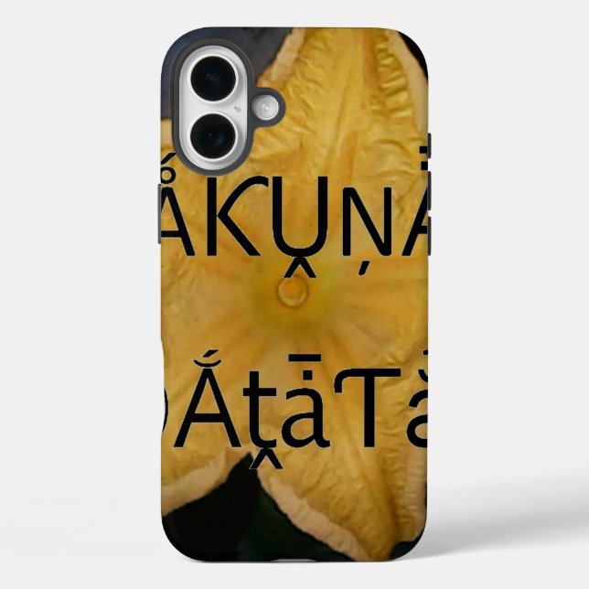Coques Case-Mate iPhone Golden Star Hakuna Matata (Verso)