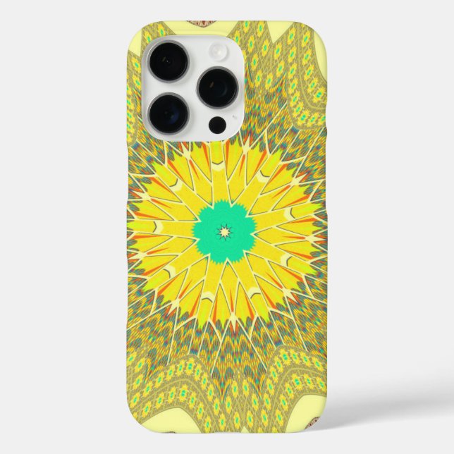 Coques Case-Mate iPhone Golden Yellow African ethnie tribale motif Art (Verso)