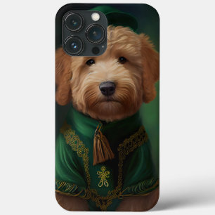 Case-Mate iPhone Case Goldendoodle Dog en tenue de la Saint Patrick