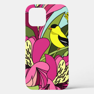 Case-Mate iPhone Case Goldfinch et fleurs