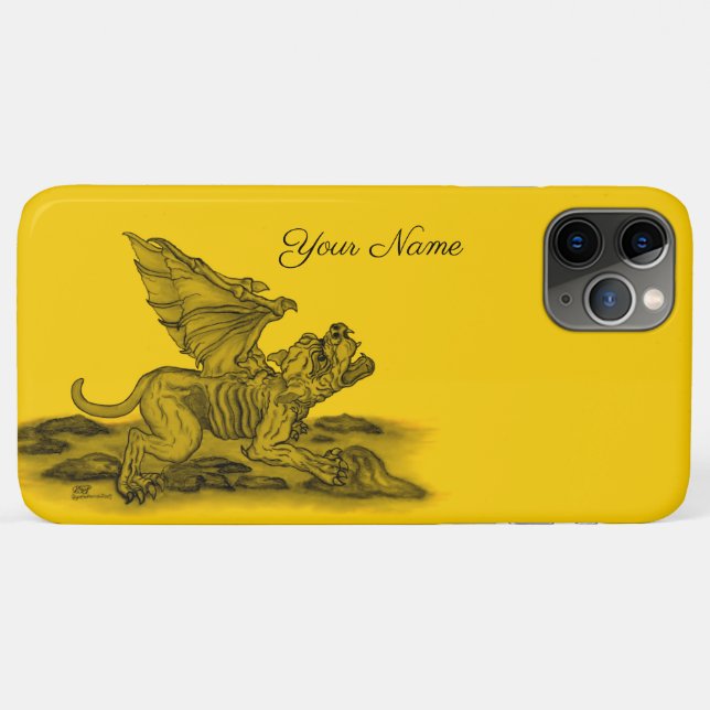 Coques Case-Mate iPhone Golem Gargoyle (Dos (Horizontal))