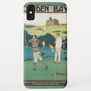 Coques Pour iPhone Golf de sports vintage en Écosse, golfeurs jouant 