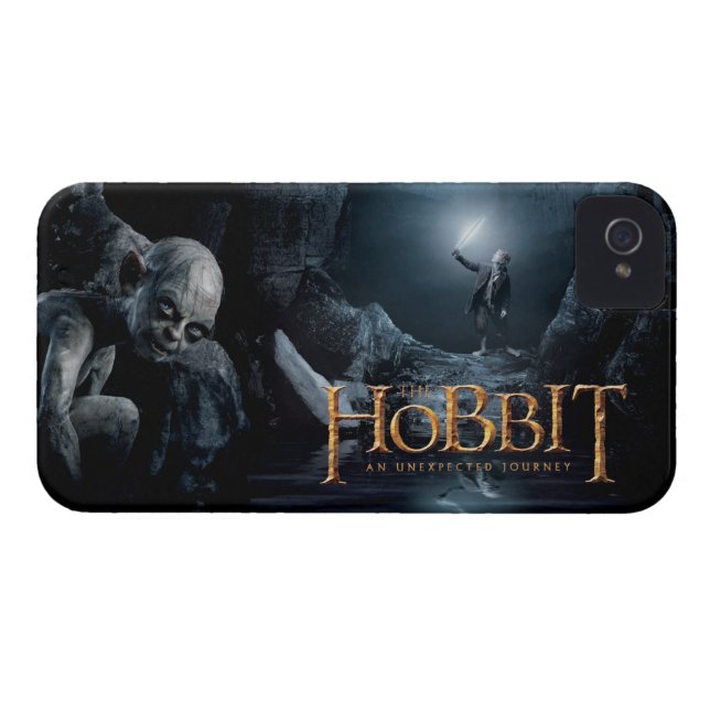 Coques Case-Mate iPhone GOLLUM™ et BILBO BAGGINS™ (Dos Horizontal)