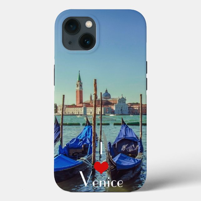 Coques Case-Mate iPhone Gondolas à Venise, Italie (Verso)