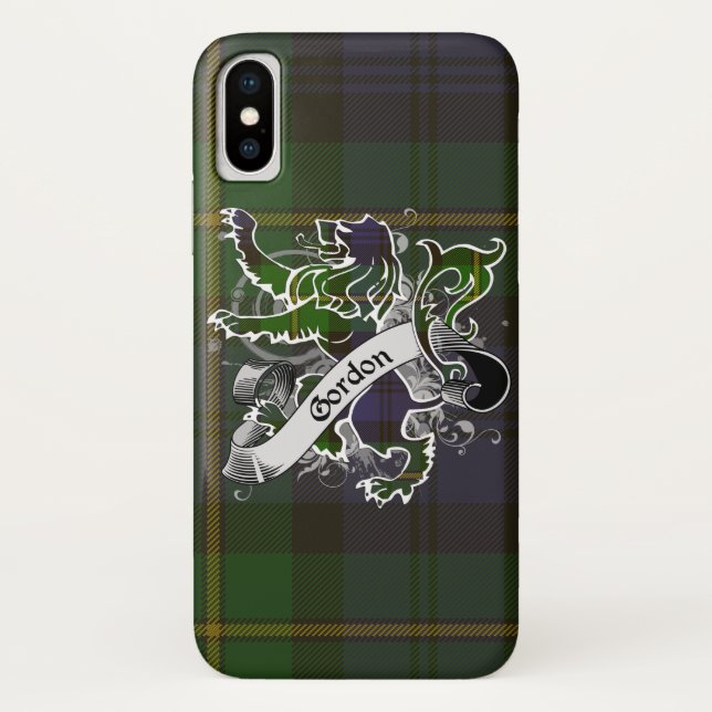 Coques Case-Mate iPhone Gordon Tartan Lion (Dos)