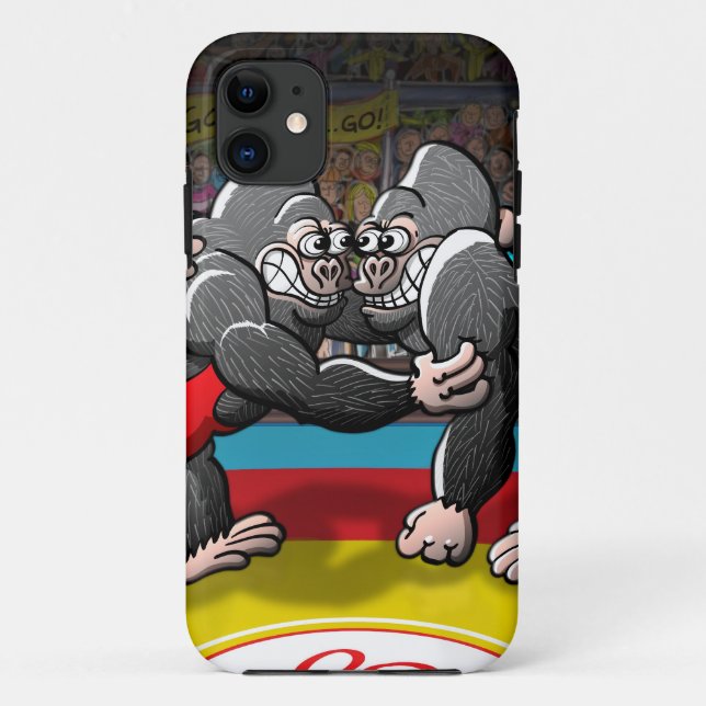 Coques Case-Mate iPhone Gorilles de lutte (Dos)