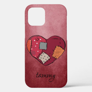 Case-Mate iPhone Case Goth a mis le coeur dans l'Arrière - plan Red Grun